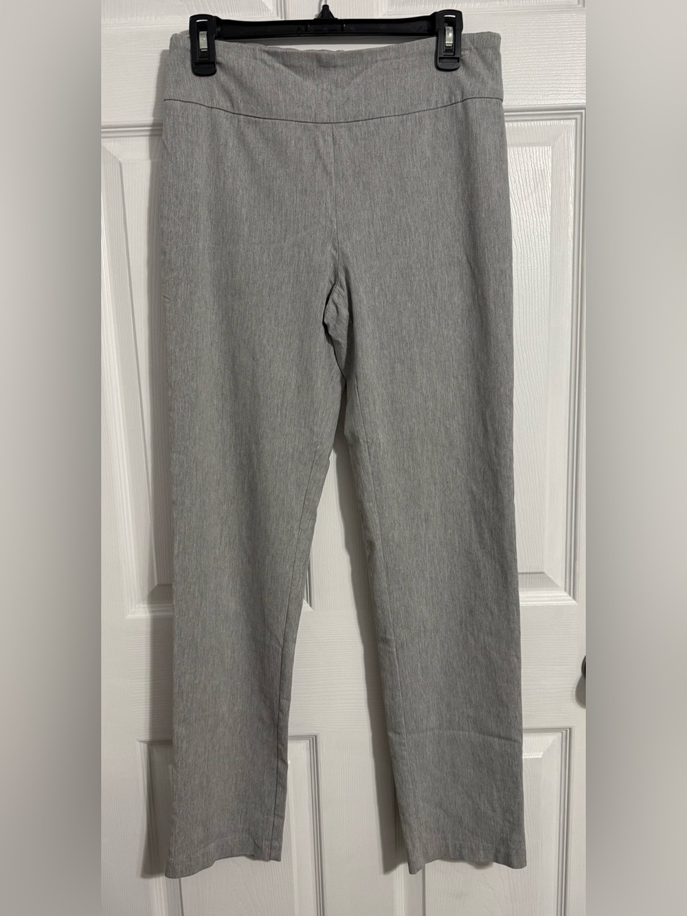 new directions Light Gray Straight-Leg Women's Pants
